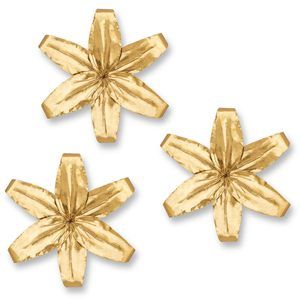 Metal Floral Home Wall Decor, 13" Metal Tiger Lily Flowers Rustic Wall🥸